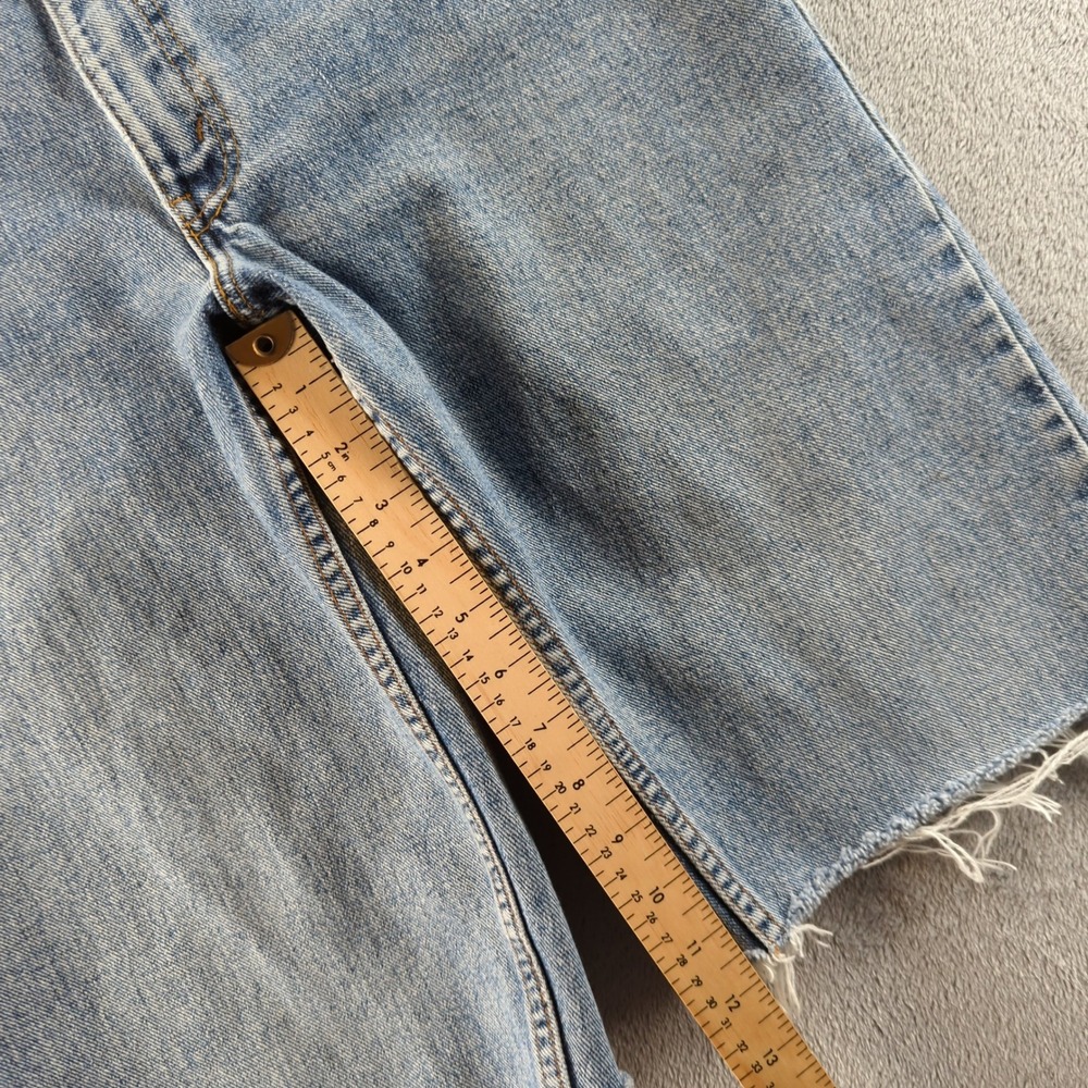 Vintage 90s Levis 550 Jorts Mens 33 (Fits 32) Blue Light Wash Faded Cut Off USA - Picture 11 of 14